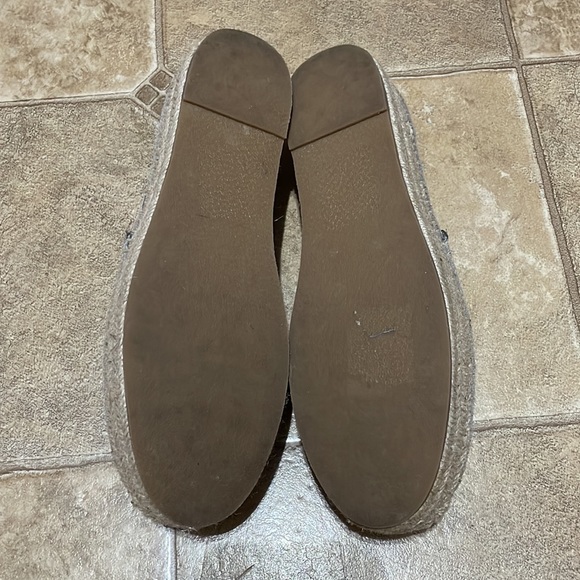 Soludos Gray Leather Upper Flats Size 6.5 - Picture 5 of 11